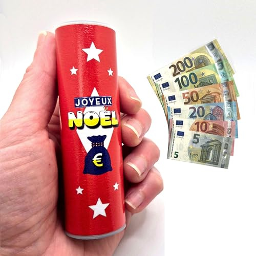 Porte billet, Joyeux Noël, Cadeau argent (MONEY BOX NOEL)