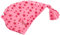 Playshoes Unisex Kinder Fleece-Mütze Wintermütze, Zipfelmütze pink Sterne, 51cm