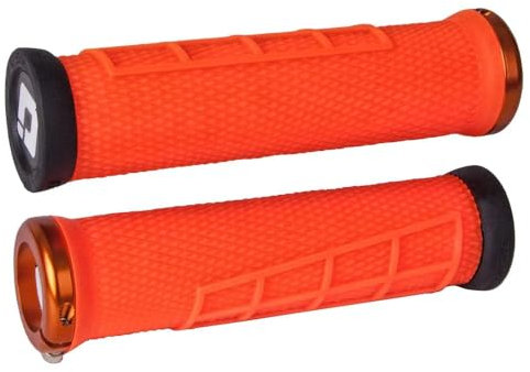ODI Griffe ODI MTB Griffe Elite Flow Lock On 2.1 orange, 130mm orange Klemmringe, D33EFO-O, orange, 130mm, D33EFO-O