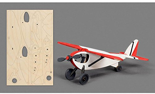 Drechslerei Kuhnert GmbH Craft kit sports plane on plate.