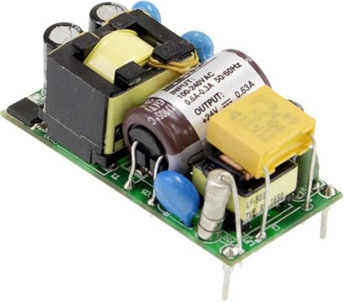 Mean Well MFM-15-24 Netzteil, AC/DC, offener Rahmen, 24 V/DC, 0,63 A