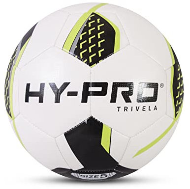 Hy-Pro Fußball, Neongelb/Schwarz, Trivela Size 4