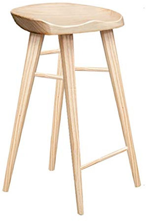 Barhocker Retro Dining Chair Hocker Holz Design Kitchen Barhocker (Sitzhöhe: 55/65 / 75CM), maximale Tragfähigkeit 330lbs