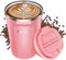 Invool Coffee Cup, Double Walled Travel Mug Vacuum Insulation Stainless Steel with Leakproof Lid Eco-Friendly Reusable Cup for Travel & to-Go Hot/Cold Drinkware(Pink)