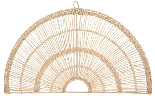 Seegras Bogen 60 x 35 Wanddekoration, beige