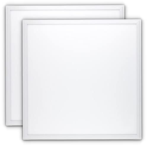 CLAR - Panel LED 60x60 cm 40W, Lamparas de Techo LED, Pantalla LED 60x60 Para Falso Techo, Driver Lifud, Luz Neutra 4000ºK (Pack 2)