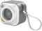 EWA Wireless Mini Bluetooth Speaker with Lanyard, Small Speaker with Bass Radiator, Unique Camera Look, Support TF Card, Small But Loud, Portable Speaker for Home, Party, Travel, Outdoor (Gray)