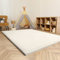 Paco Home Teppich Kinderzimmer Kinderteppich Baby Spielteppich Krabbeldecke Krabbelmatte Weich rutschfest Jungen Mädchen Deko, Grösse:200x350 cm, Farbe:Creme