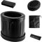 Creechwa Portable Camping Toilet, Folding Portaloo Toilet, Fishing Outdoor Toilet, Campervan Toilet, Camping WC, Disposable Bags Included