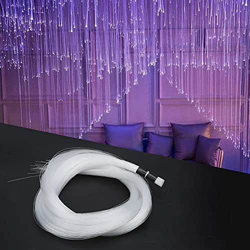 MOUMOUTEN Glasfaser Lichtleiter, 12 V Sternenhimmel Deckendekoration Transparentes Beruhigend Lampe Nachtlicht für Schlafzimmer, Esszimmer, Hochzeit, Weihnachten(150pcs*0.75 * 2m)