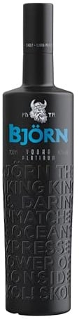 BJORN Platinum Black Vodka, 40% ABV, 700ml
