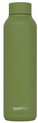 QUOKKA BOTELLA TERMO ACERO INOXIDABLE SOLID OLIVE GREEN 630 ML