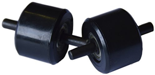 Ersatzräder für Turnschuhe mit automatischen Rädern. 2 Schwarze Räder.