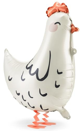 Ostern Folienballon Tier Ballon Dekoration Oster-Deko Geburtstag (laufendes Huhn)