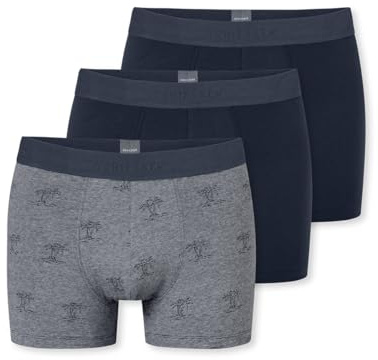 Schiesser Herren 3 Pack Boxershorts Bio Baumwolle Multipack - 95/5 Organic, Sortiert 10_180197, 7