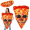 Adult Pizza Costume, Funny Pizza Slice Outfit, Fancy Dress Halloween Food Party Cosplay for Unisex, Plus Size