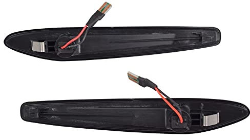 2 stücke Dynamische Blinker Licht Seite Marker Blinker Anzeige for Alfa for Romeo 159 for Sportwagon Typ for Boera for Spider Typ 939(Dynamic Smoked)