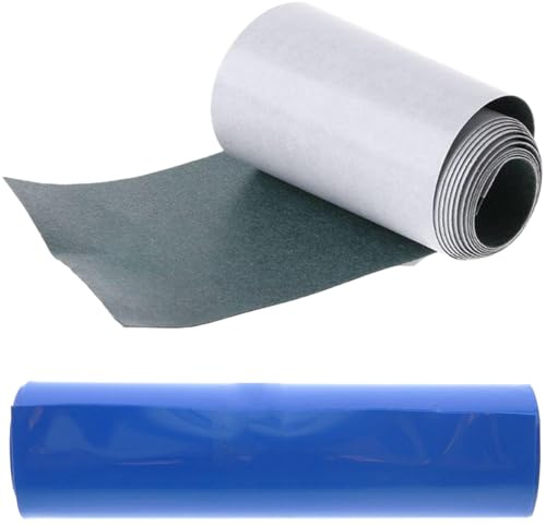 ZHUROUPU Electrical Insulating Adhesive Paper/DIY Fish Paper 0.2mm Thickness 200mm (7.9in) Width 3m Length, Self Adhesive Battery Pack Insulator Gasket for 18650 21700 Battery Packs, Powers (Green)