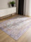 benuta Basic Waschbarer Teppich George - Multicolor/Lila 200x300 cm - Kunstfaser - Rechteckig & im Style: Vintage, Elegant, Retro - Pflegeleicht für Wohnzimmer Schlafzimmer
