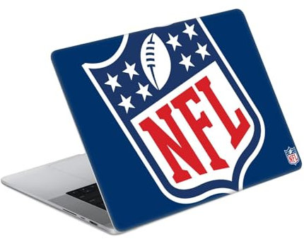 Head Case Designs Offizielle NFL Überdimensioniert Schild Vinyl Haut Aufkleber Abziehbild Abdeckung kompatibel mit MacBook Pro 14 A2442
