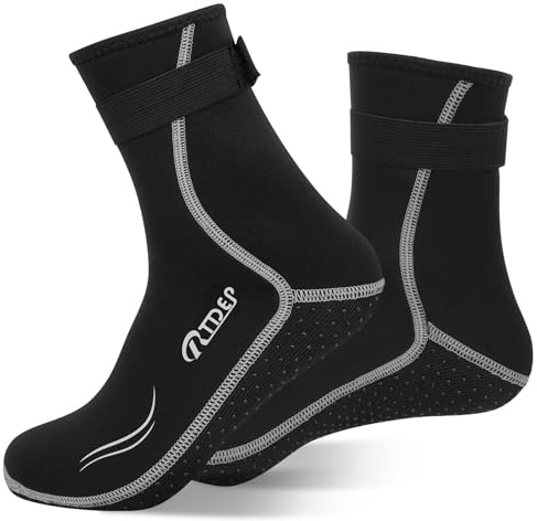 Rtdep Calzari Neoprene, Calzari in Neoprene, Calzari Sub 3mm per Uomo e Donna, Calzari Beach Volley, Calze Piscina Calze da Acqua Calze Termiche per immersioni, snorkeling, nuoto