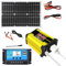 Système Solaire Complet – Panneau Solaire 18 W 12 V, onduleur 300 W, Chargeur | Convertisseur Solaire DC 12 V AC 110 V/220 V, contrôleur 30 A, Chargeur d'énergie Solaire, 2 Ports USB, Affichage L