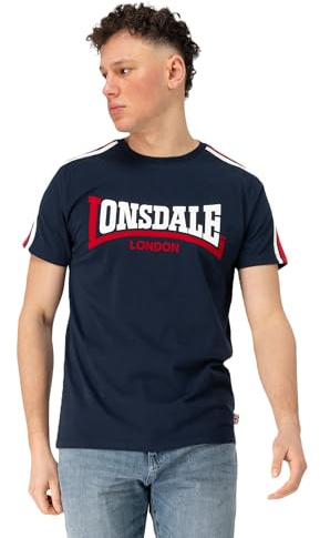 Lonsdale London MERRYN Männer T-Shirt Navy Basics, Casual Wear, Streetwear