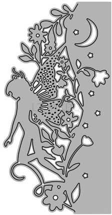 Spitzen-Stanzformen für Kartenherstellung, Schmetterling, Fee, Mond, Metall-Stanzformen für Papier, Scrapbooking, DIY-Schablonen für Album, Party, Hochzeit, Festivals, Dekoration