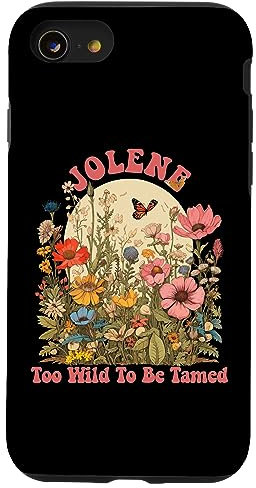 JOLENE Name Cute Retro Girls Wildflower JOLENE Name Hülle für iPhone SE (2020) / 7 / 8