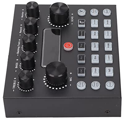 RASTKY Dual Channel Sound Mixer with USB Live Sound Card for PC Recording Gaming Live Streaming, Pro-preamp & Voice Changer, Musical Instruments/Electronic Music, DJ & Karaoke/DJ