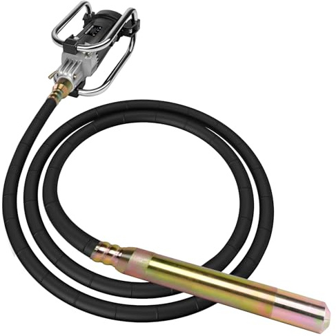 3200 W Betonrüttler | 50mm Flaschenrüttler Beton Rüttler | 6800U/min Innenrüttler | Rüttelflasche mit Rüttelkopf 4 m Kabel Betonverdichter | Elektrischer Betonrüttler | mit Einer Isolationsschicht