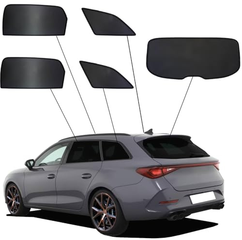 SunClip Sicht- & Sonnenschutz passgenau | kompatibel mit Seat/Cupra Leon IV ST Sportstourer 2020-