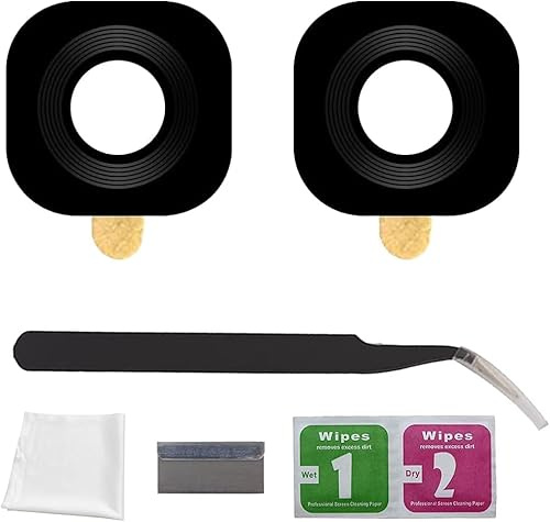 Eonpam 2 Packs Lentille en Verre pour Samsung Galaxy S9 G960 | Qualité origine vitre appareil photo vitre photo lentille camera objectif avec kit réparation.
