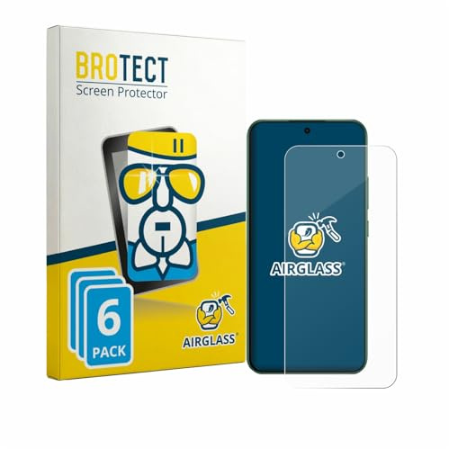 BROTECT 6 Stück Schutzglas für Oppo F33 Schutzfolie Panzer Folie Glas Made in Germany [Extrem Kratzfest 9H, Anti-Fingerprint, Ultra-Transparent]