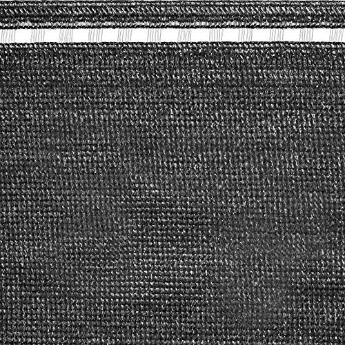 TENAX Coimbra Dark 1,50x50 m Anthrazitgrau, Gewebte Schattierungsnetz und Sichtschutznetz, Hohe Abschirmung