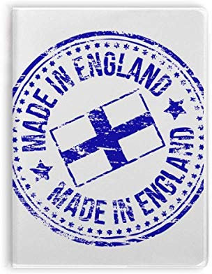 Notizbuch mit englischer Flagge, hergestellt in Großbritannien, weicher Einband, Tagebuch