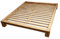 Futon On Line Bett Tokio, Natur, 200x180x20 cm