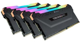 Corsair Vengeance RGB Pro 32GB (4x8GB) DDR4 3600 (PC4-28800) C16 Desktop Speicher - Schwarz