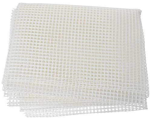 Milisten Kreuzstichplatten Teppich Mesh Canvas Blank Rug Hooking Mesh DIY Teppich Canvas Teppichherstellung Stoff Canvas für Dekoration 150X100cm/ 1. 6X1. 1 Yard ()