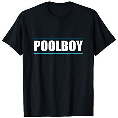 Poolboy Outfit für Poolparty oder Pooldeko Poolbauer T-Shirt