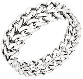 Liebeskind Berlin Damen Ring, Edelstahl, Silber, 52