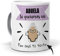 mundohuevo Taza Personalizada con Texto. Regalo Original Dia de la Madre. Abuela te Queremos un Huevo con Nombres. Haz