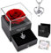 NEWUPZSI Rosa Eterna Rojo con Collana Regali San Valentino Regalo per Lui lei Fiori Stabilizzati Rosa Conservato Mai Appassito Idee Regalo Natale Donna Mamma Nonna Amica Coppia