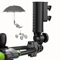 10L0L Strapazierfähiger Golf-Schirmhalter, Aluminiumlegierung, Basis Super Stark Winddicht, Universal Schirmständer für Elektromobil, Rollstuhl, Strandkorb