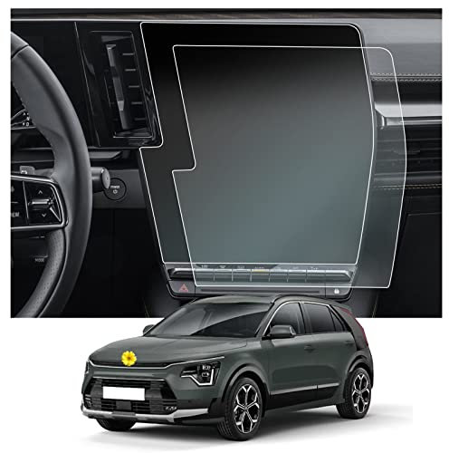 CDEFG Kompatibel mit Renault Austral/Espace 6 VI/Rafale/Megane E-Tech Hybrid 2025 2024 2023 Navigation Schutzfolie E Tech Kratzfest 12 Zoll GPS Displayschutzfolie Navi Folie Austral Zubehör 2 Stück