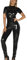 VIVICOLOR Lack-Catsuit mit Reißverschluss Roter PVC-Overall für Damen Glänzender Kunstleder-Catsuit Crotchless Playsuit S-5XL