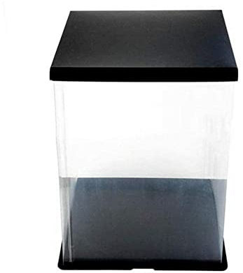 WAITLOVER 17 x 17 x 29 cm 2021 transparente leere Geschenkbox für künstliche Bären, Rosen, Plüschgeschenke, Blumenbär, Box für Frauen, Kaninchen, Geschenk