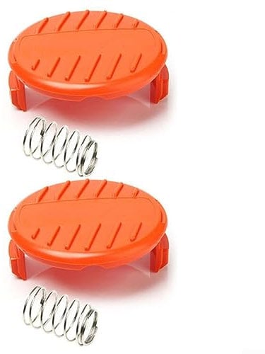 2Pcs Spool Cover Cap For Black & Decker GH400 GLC120 ST5530 Type Strimmer Trimmer Spool Cover Cap Grass Trimmer Accessories