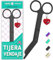 Nurse is Love, forbici da infermiere smussate, forbici per bendaggi per l'infermiera in difficoltà, forbici mediche angolate speciali come regalo per gli accessori da infermiere. Colore Nero