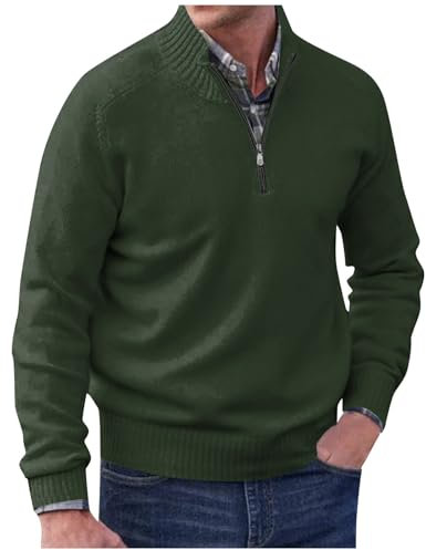 KONG JIMFAN Kapuzenpullover Herren Mit Kordelzug Pullover Herren Sweatshirts Männer Frauen Langarmshirt Herren Pullover Herren Rollkragenpullover Herren 3D Kapuzenpullover Hoodie(#1 Army Green,XL)